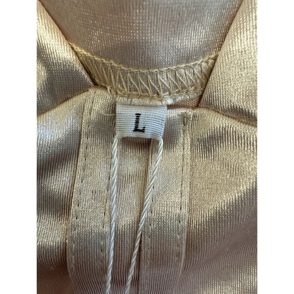 Women's Satin corset style top Summer Camisole Sleeveless silky size Large - Picture 5 of 10